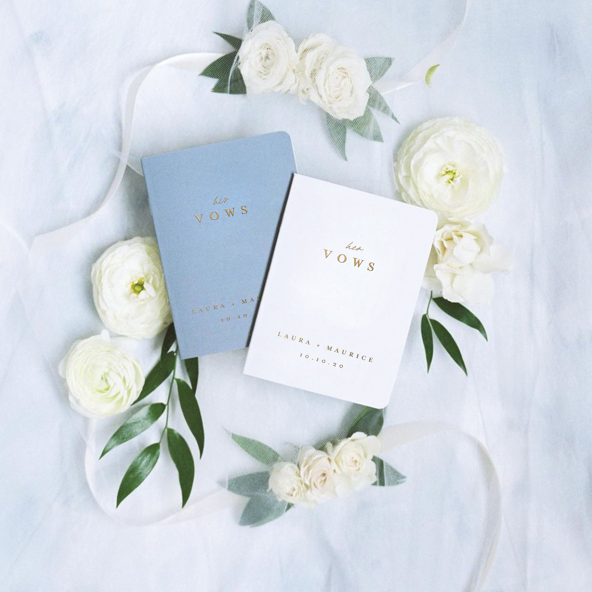 minimalist wedding vow books